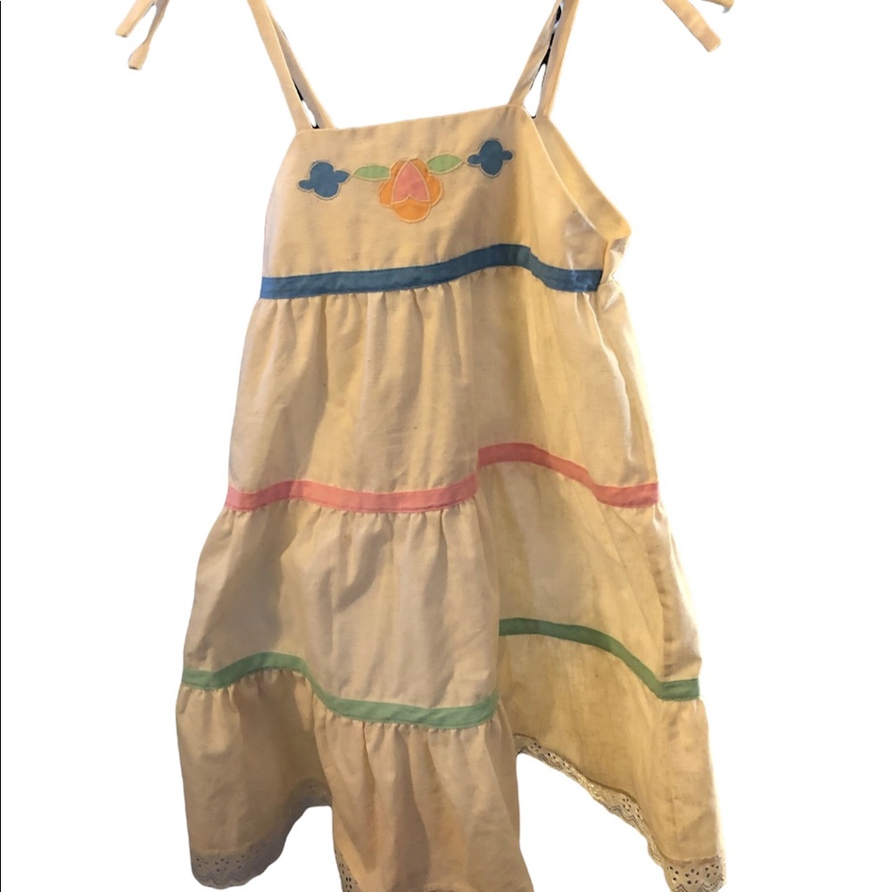 Vintage 1970s Sundress size 12 girls , JC Penny great condition